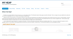 Desktop Screenshot of myheap.com